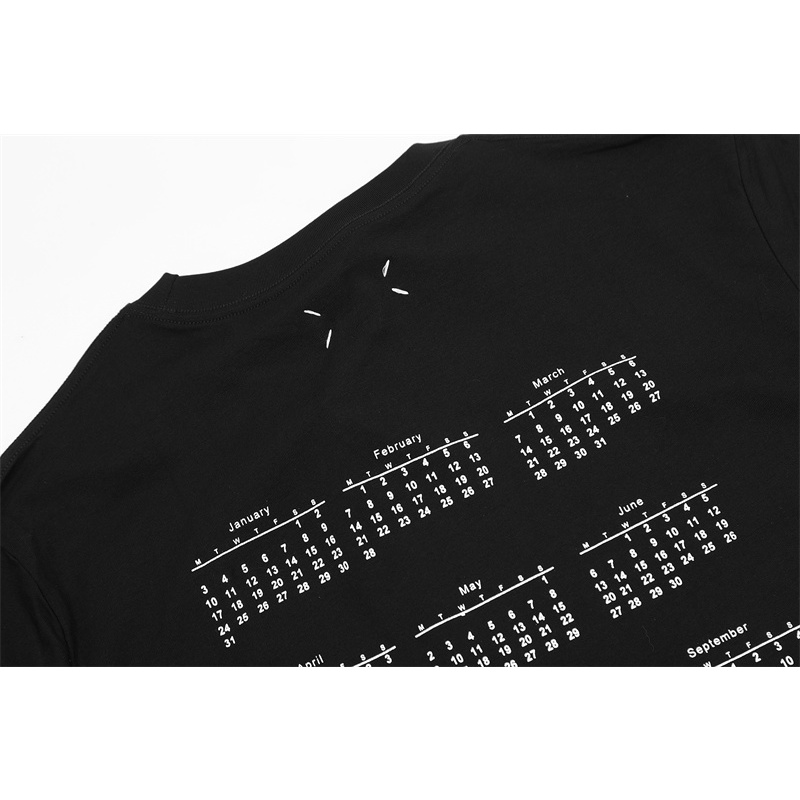 Đồ Chơi HìNh maison margiela - new! Áo Thun Tay Ngắn In Hình Lịch Thương Hiệu logo Thương Hiệu Trên Trước Và Sau Với Hiệu Ứng Cơ Thể Đẹp Phong Cách unisex