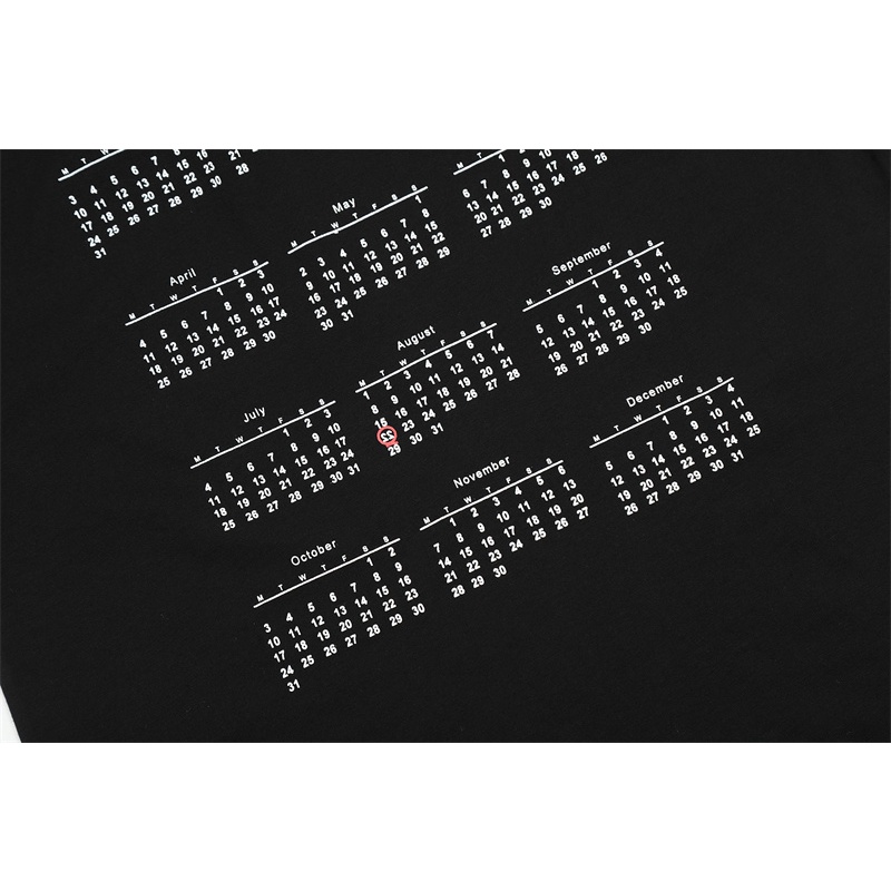 Đồ Chơi HìNh maison margiela - new! Áo Thun Tay Ngắn In Hình Lịch Thương Hiệu logo Thương Hiệu Trên Trước Và Sau Với Hiệu Ứng Cơ Thể Đẹp Phong Cách unisex