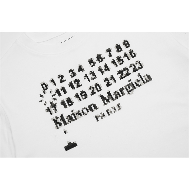 Đồ Chơi HìNh maison margiela - new! Áo Thun Tay Ngắn In Hình logo Số Fzzy Thời Trang unisex