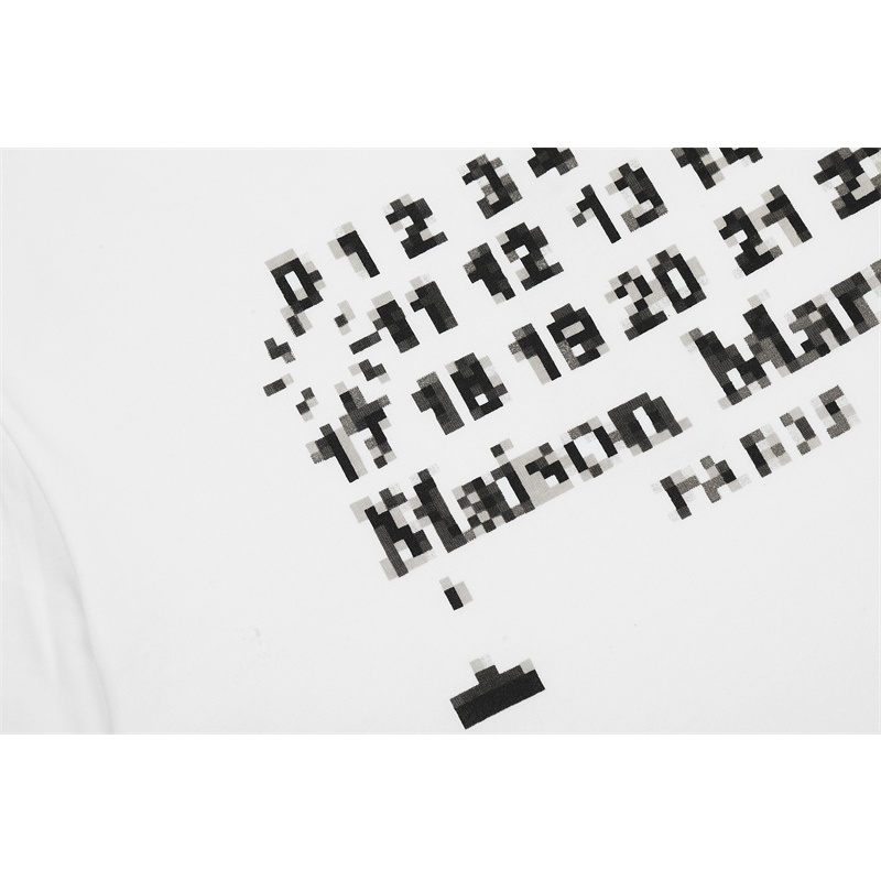 Đồ Chơi HìNh maison margiela - new! Áo Thun Tay Ngắn In Hình logo Số Fzzy Thời Trang unisex