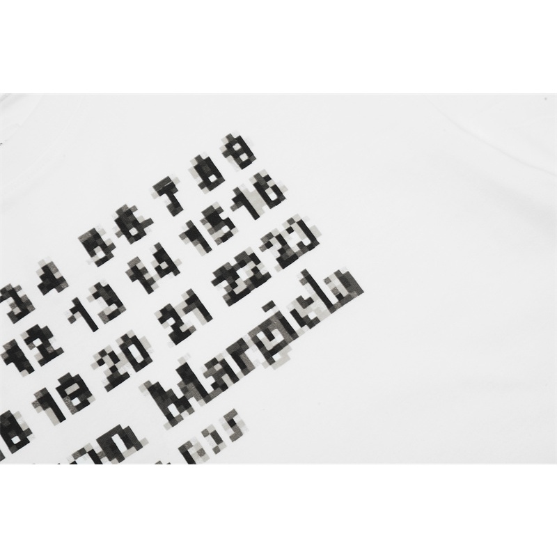 Đồ Chơi HìNh maison margiela - new! Áo Thun Tay Ngắn In Hình logo Số Fzzy Thời Trang unisex