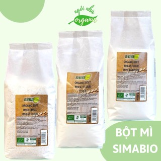 Bột mì hữu cơ nguyên cám/trắng đa dụng/ bột mì Manitoba - Sima Bio nhập khẩu Ý