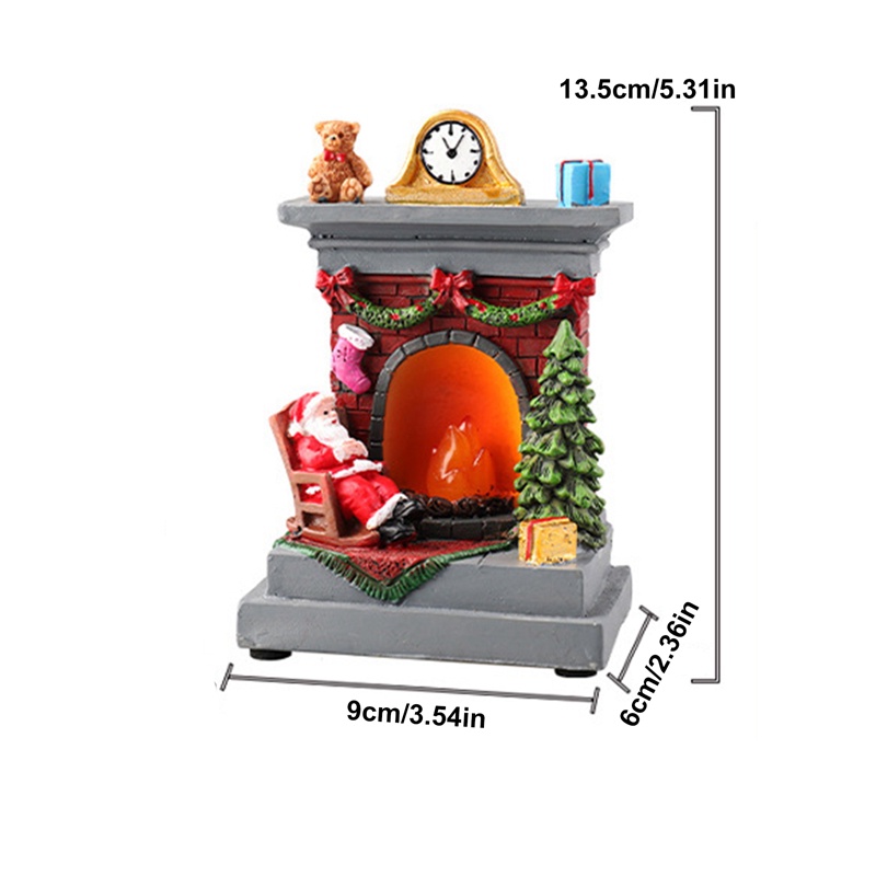 Doggerd Tượng Khinh Khí Cầu Trang Trí Giáng Sinh Bằng Nhựa resin