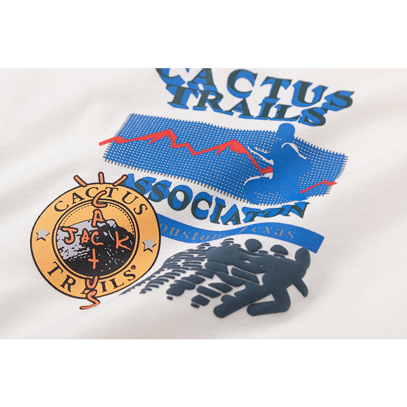 Travis scott - Áo Thun Tay Ngắn In Hình Xương Rồng jack trails assn Phong Cách unisex