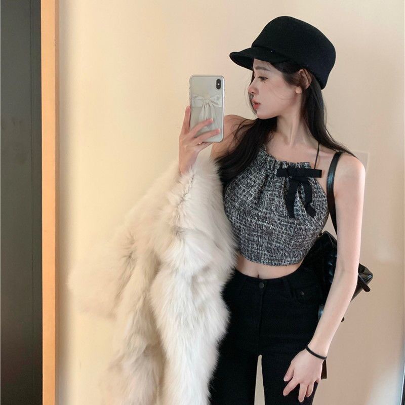 Áo tank top Hở Lưng Gợi Cảm Thời Trang Mùa Hè