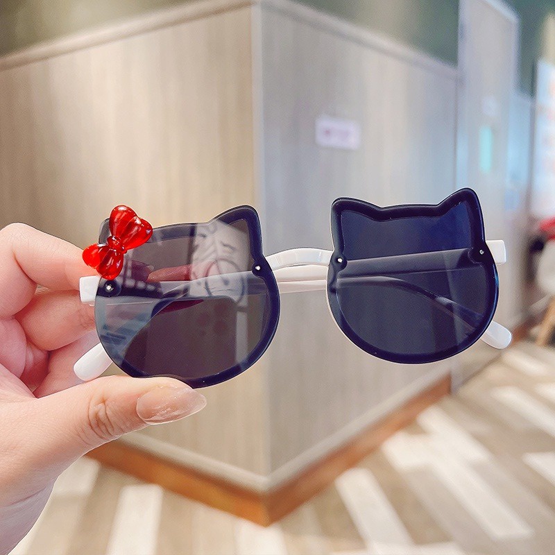 Dễ Thương Kính Mát Hình Mèo Đáng Yêu Chống Tia uv Cho Bé
