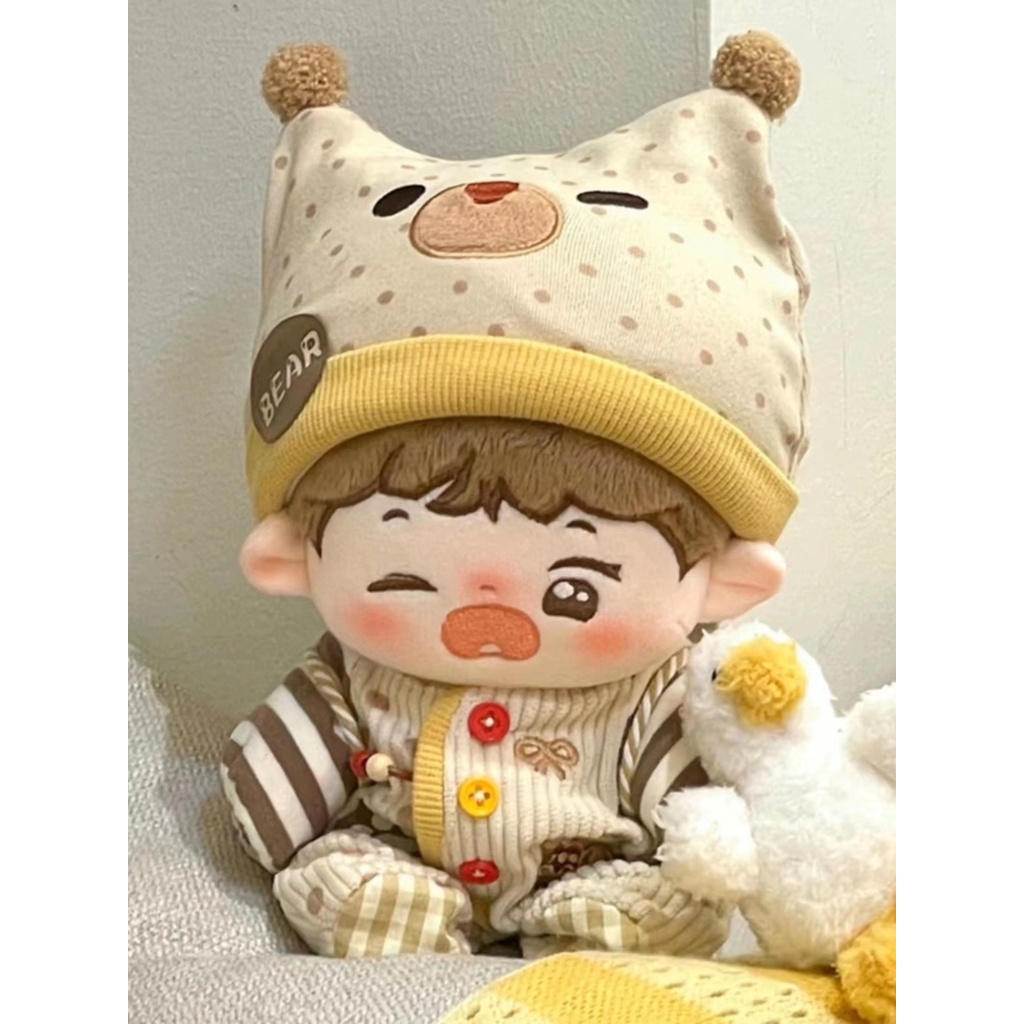 Búp Bê Mặc Quần Áo Trẻ Em Bằng Vải cotton 20cm 0913