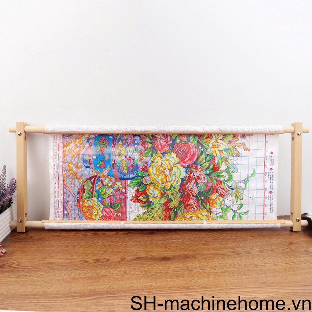 Set 1 / 2 Khung Tranh Thêu Chữ Thập Phong Cách