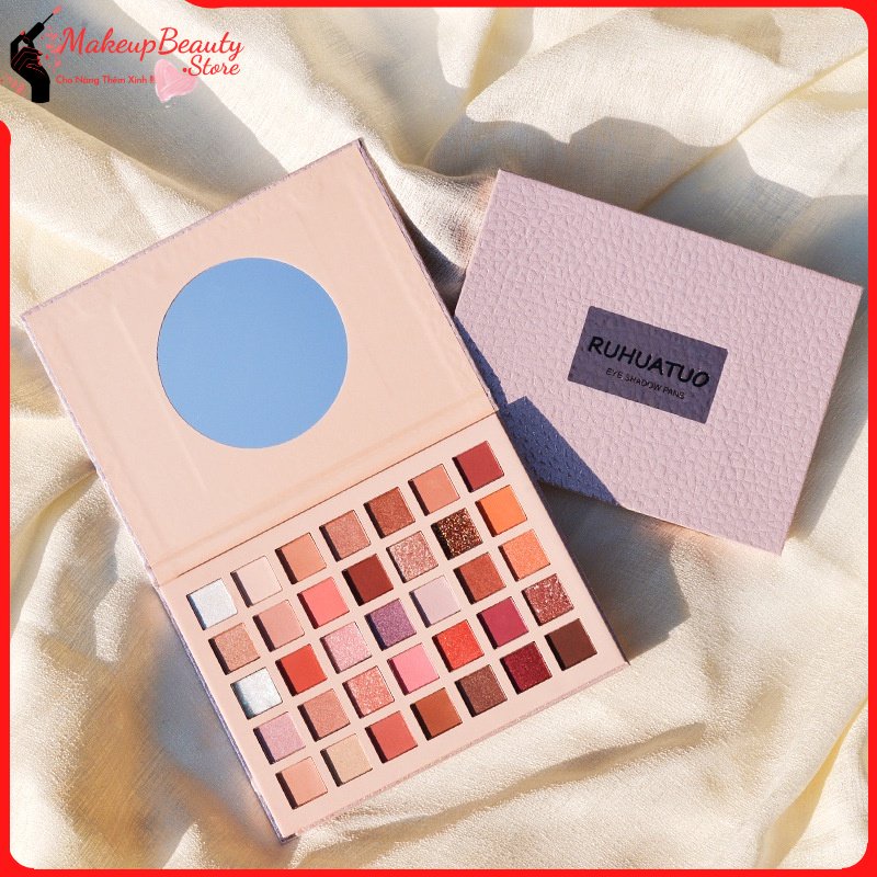 Bảng phấn mắt K'APEINE, phấn mắt nội địa trung 25 ô makeup tông cam hồng đào C5 MS 806