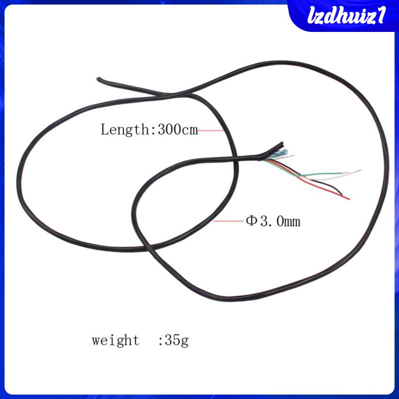 Set 4 Dây Cáp pickup 24 awg diy Dành Cho Đàn Ghi Ta