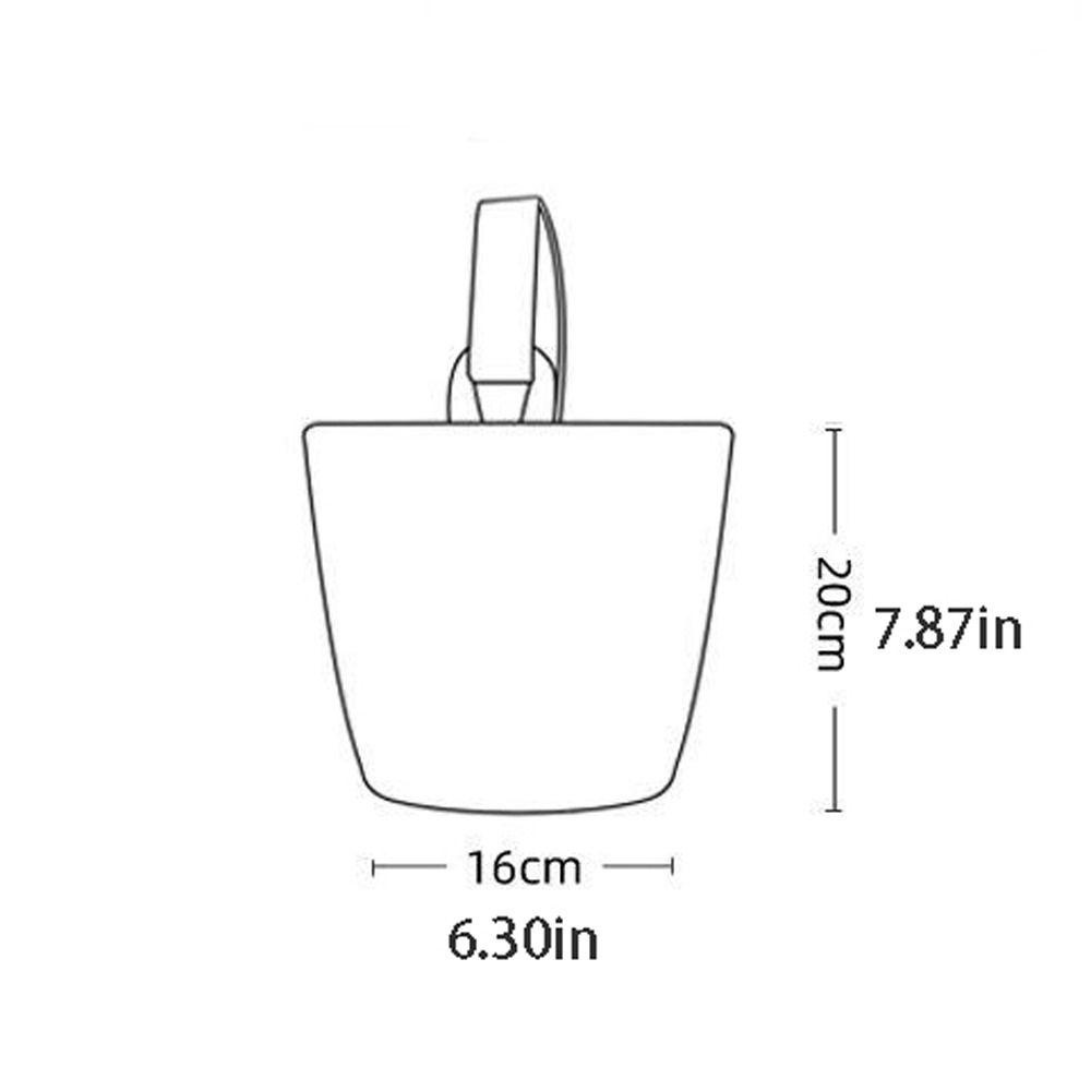 1 Túi Xách Vải canvas Hình Gấu Trúc / Cành Hoa Có Thể Tái Sử Dụng Cho Nữ / Bé Gái