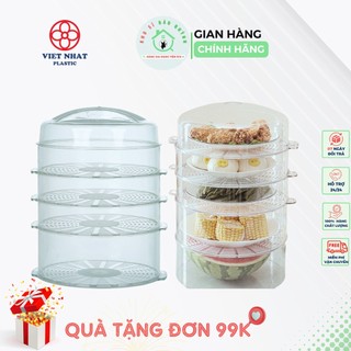 Lồng bàn đa năng 5 tầng Việt Nhật, Lồng bàn đa tầng giữ nhiệt, Khay đậy thức ăn thiết kế hiện đại bền đẹp - 2676