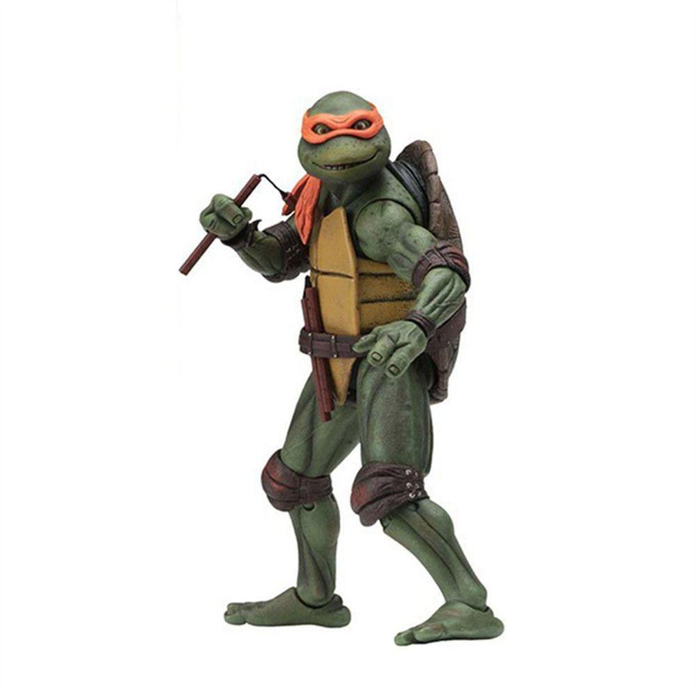 Mô Hình Nhân Vật ninja Rùa Phiên Bản Giới Hạn neca 1990 Kích Thước 7 inch / 18 cm
