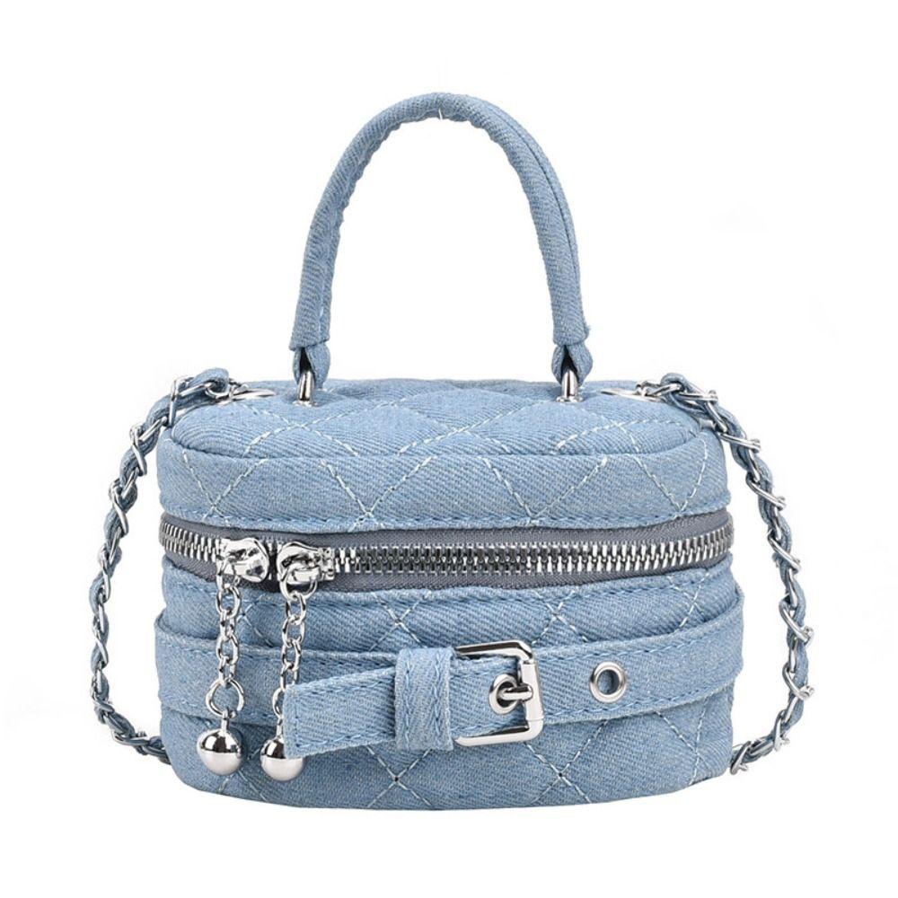 Elmer1 Túi denim Đeo Chéo Vai Nhỏ Xinh Đựng Son Môi / Tiền Xu Thời Trang