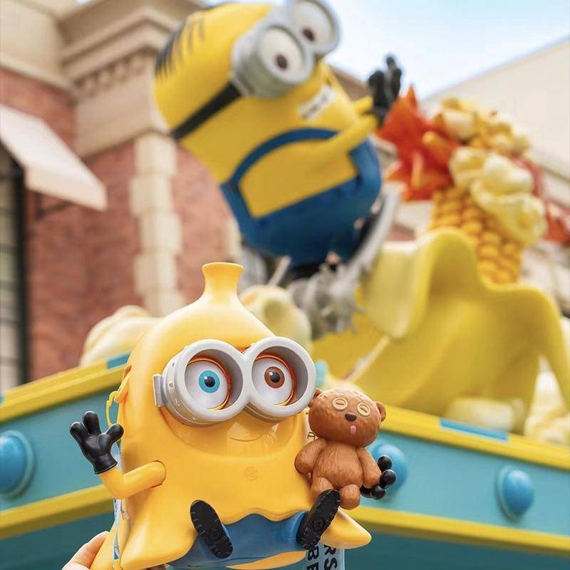 Beijing Xô Đựng Bắp Rang Chuối Hình minions bob Phổ Biến Trang Trí Bàn Làm Việc Studio