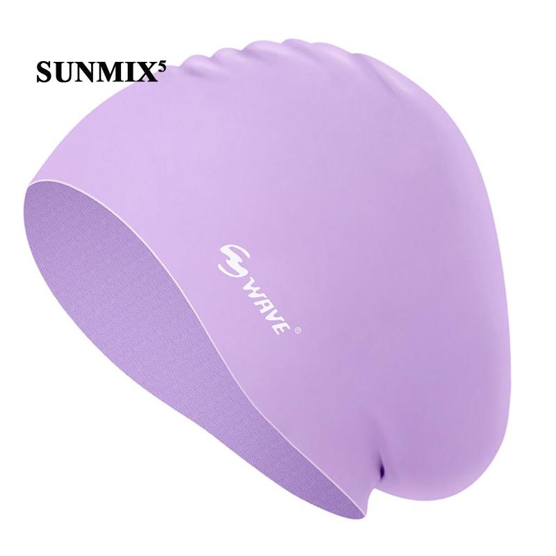 Silicone Mũ Bơi Silicon Độ Co Giãn Cao Tiện Dụng Cho Tóc Dài Và Ngắn