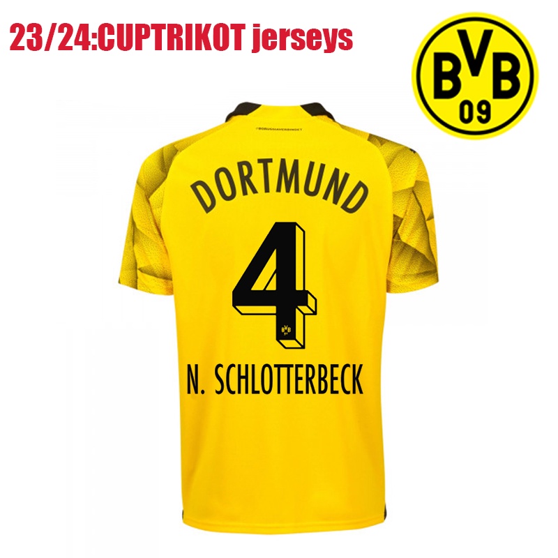 Áo Thun Bóng Đá Dáng Rộng Số 23-24 dortmund 23 / 24 Chất Lượng Cao