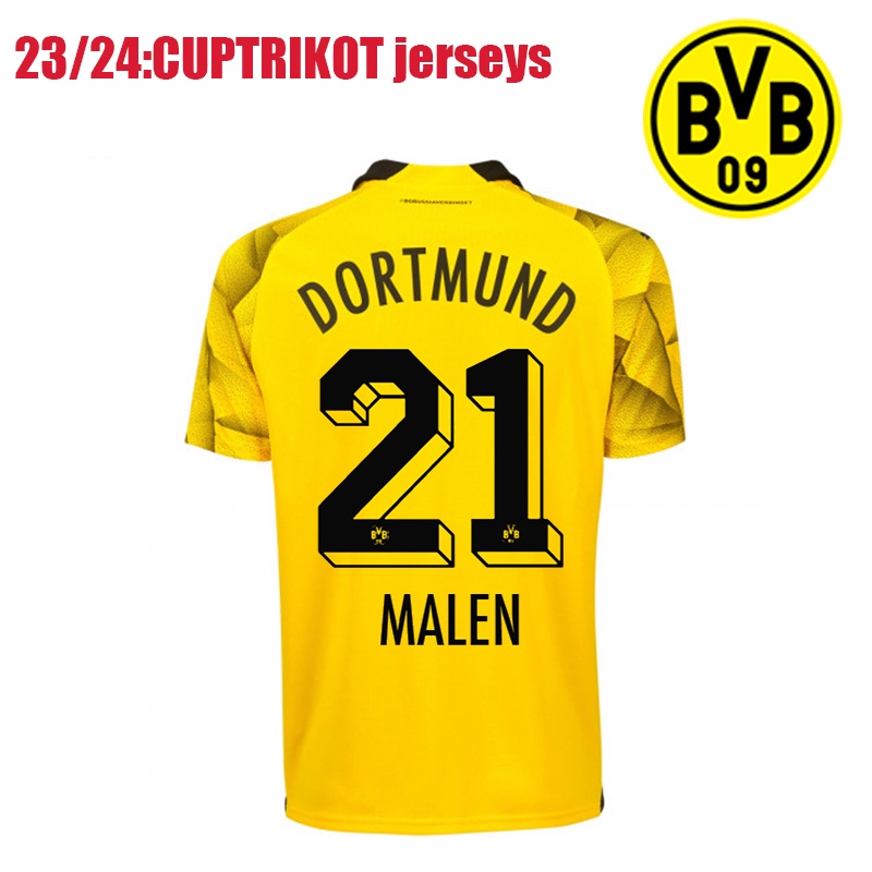 Áo Thun Bóng Đá Dáng Rộng Số 23-24 dortmund 23 / 24 Chất Lượng Cao