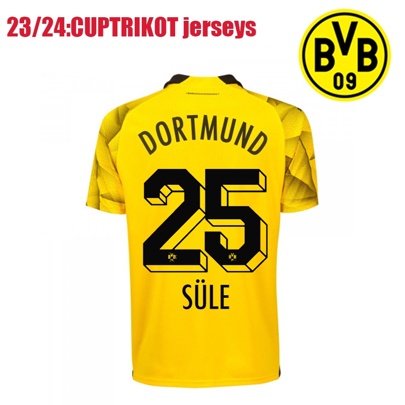 Áo Thun Bóng Đá Dáng Rộng Số 23-24 dortmund 23 / 24 Chất Lượng Cao