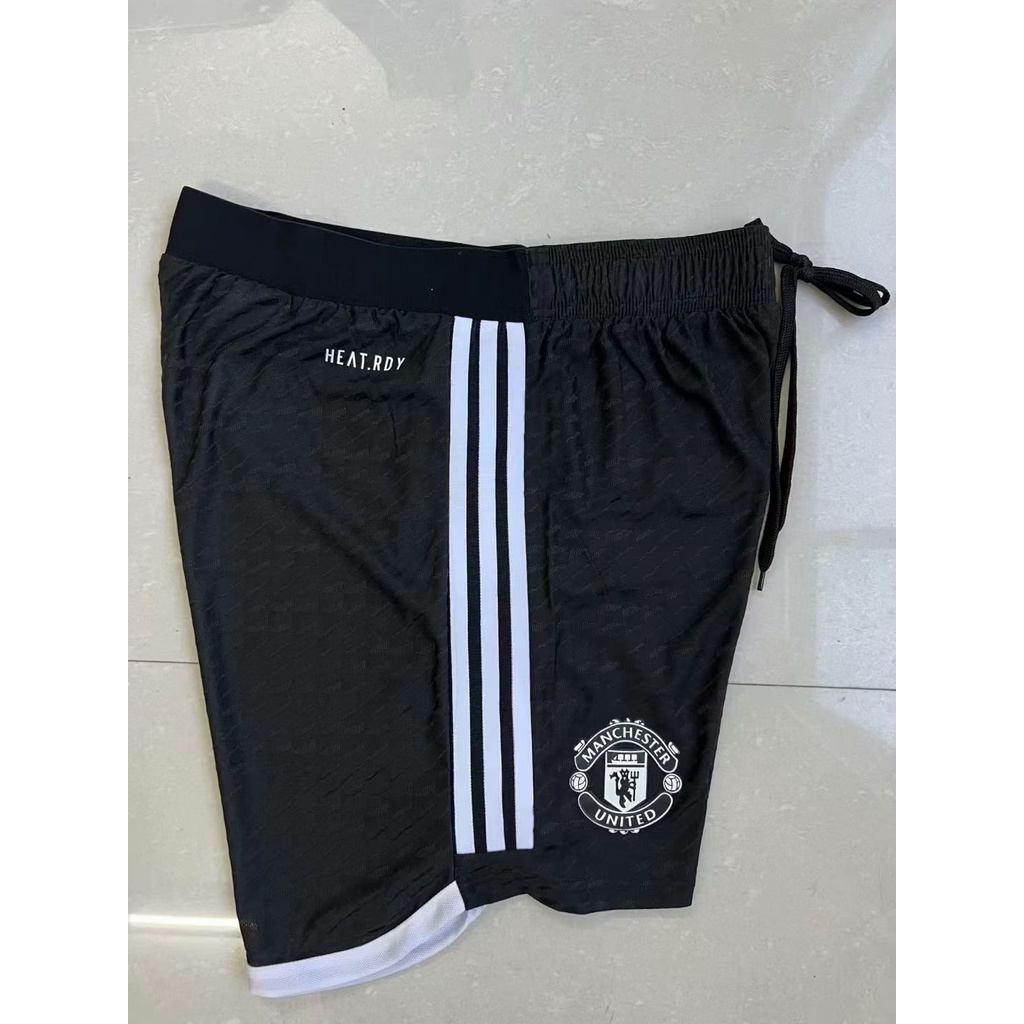 Quần Short Thể Thao Bóng Đá Màu Đen Phiên Bản Mới mu 2324