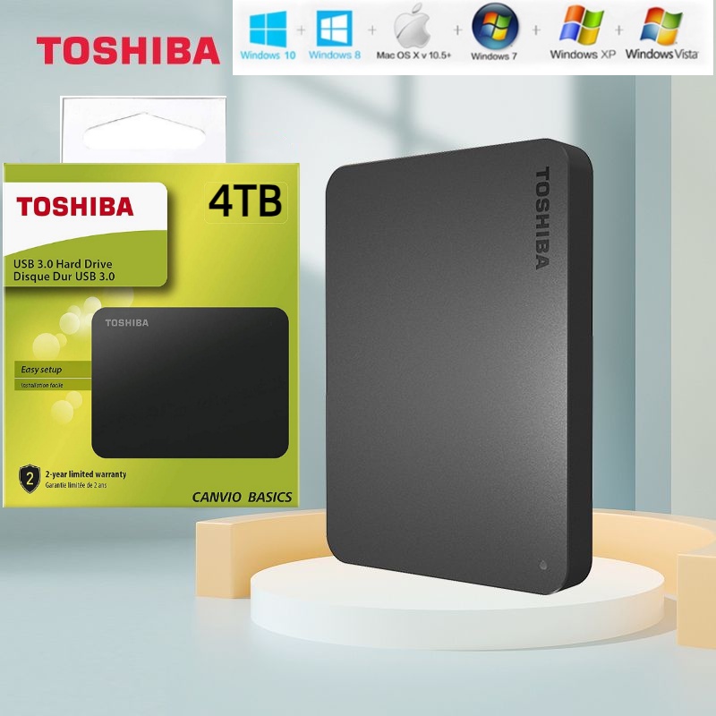 Ổ Cứng Di Động toshiba 4tb 2tb hd usb 3.0 2.5 inch 1tb