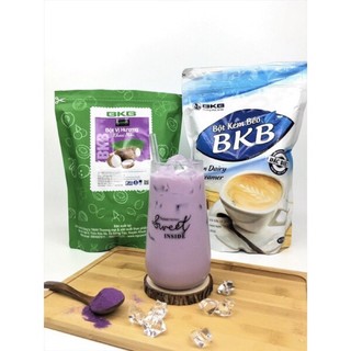 Bột Pha Trà Sữa Đủ Vị BKB 50G (khoai Môn/bạc Hà/dâu/việt Quất/trà Xanh/socola)
