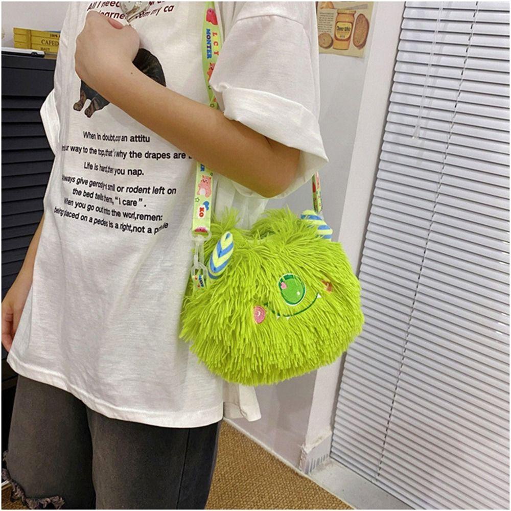 Dalton Túi Đeo Chéo Hình Thú Nhồi Bông Xinh Xắn Theo Phong Cách Hàn Quốc Dành Cho Nữ