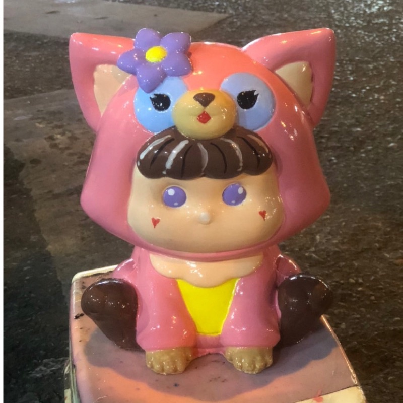 Tượng tô màu Bé Cáo Xinh thach cao hottrend size to 15-25cm