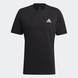 adidas Phong cách sống Áo Thun Thêu Logo Nhỏ Essentials Nam Đen GK9639