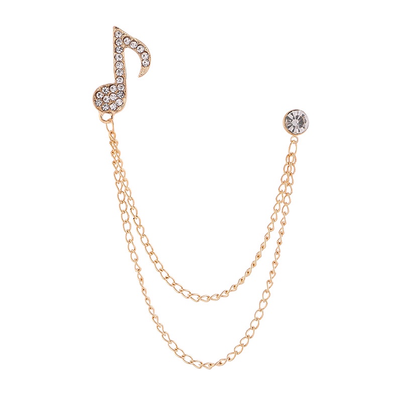 Trâm Cài Áo Hình Vương Miện Bằng Hợp Kim Phong Cách Hải Quân Cho Nam & Nữ