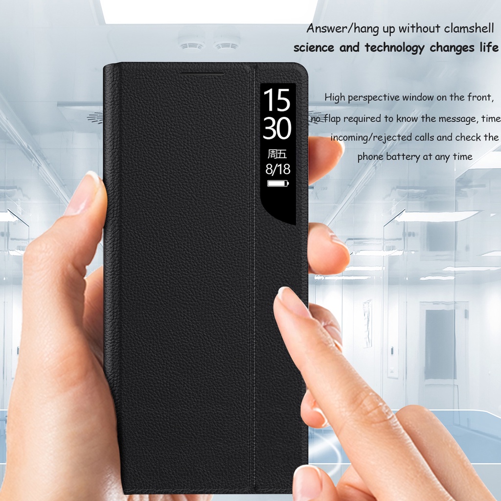 Sang Trọng Bao Da Điện Thoại pu Có Ngăn Đựng Bút Cho xiaomi mix fold 3 5g mix fold3