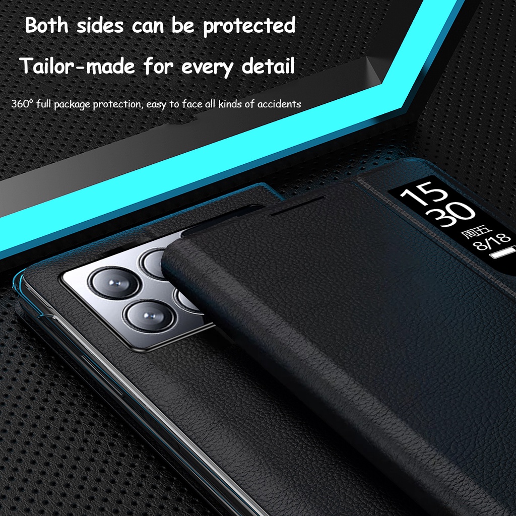 Sang Trọng Bao Da Điện Thoại pu Có Ngăn Đựng Bút Cho xiaomi mix fold 3 5g mix fold3