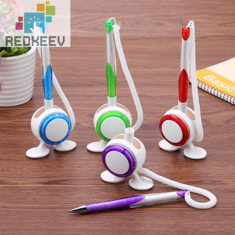 Bút Bi Để Bàn Có Dây Co Giãn Dễ Thương Bắt Mắt