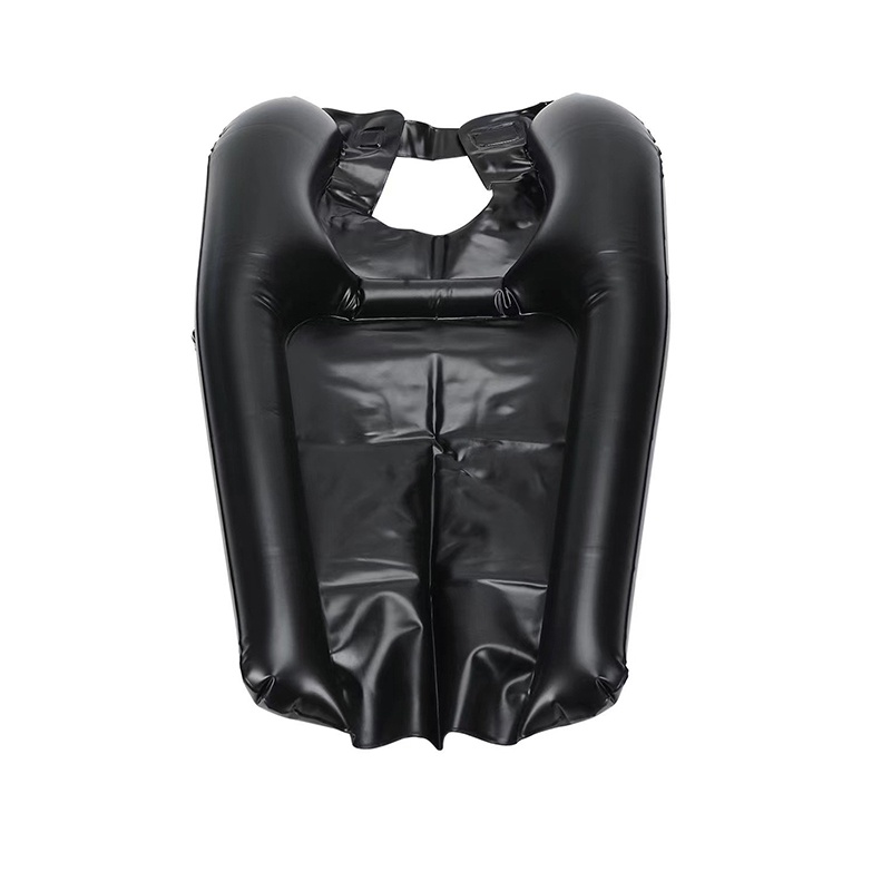 Jiutai Gối Kê Đầu Gội Đầu Bơm Hơi Bằng pvc Nhỏ Gọn