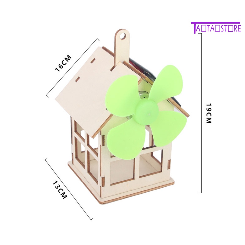 Mô Hình Ngôi Nhà Năng Lượng Mặt Trời Cho Bé Học Khoa Học