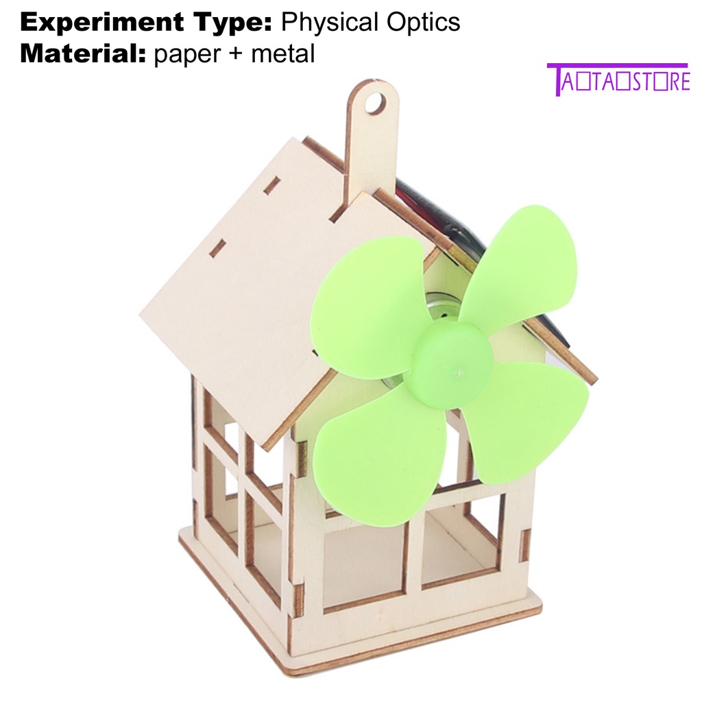 Mô Hình Ngôi Nhà Năng Lượng Mặt Trời Cho Bé Học Khoa Học