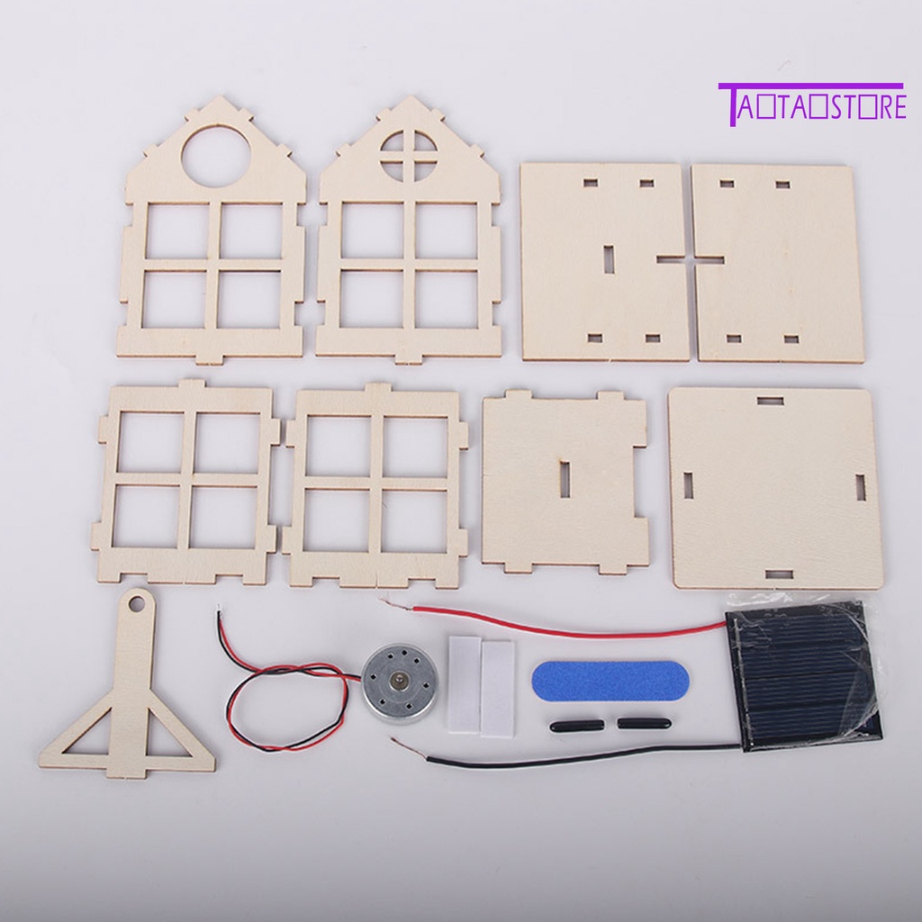 Mô Hình Ngôi Nhà Năng Lượng Mặt Trời Cho Bé Học Khoa Học