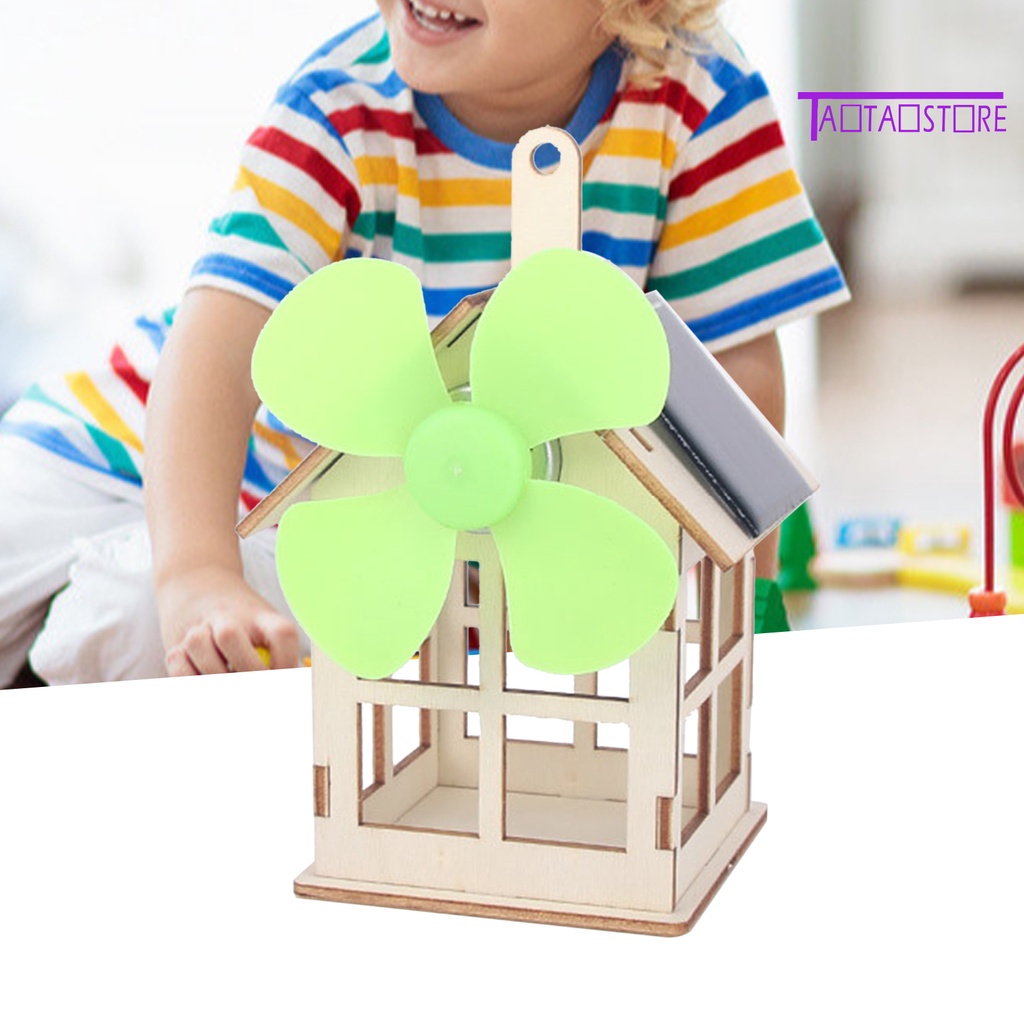 Mô Hình Ngôi Nhà Năng Lượng Mặt Trời Cho Bé Học Khoa Học