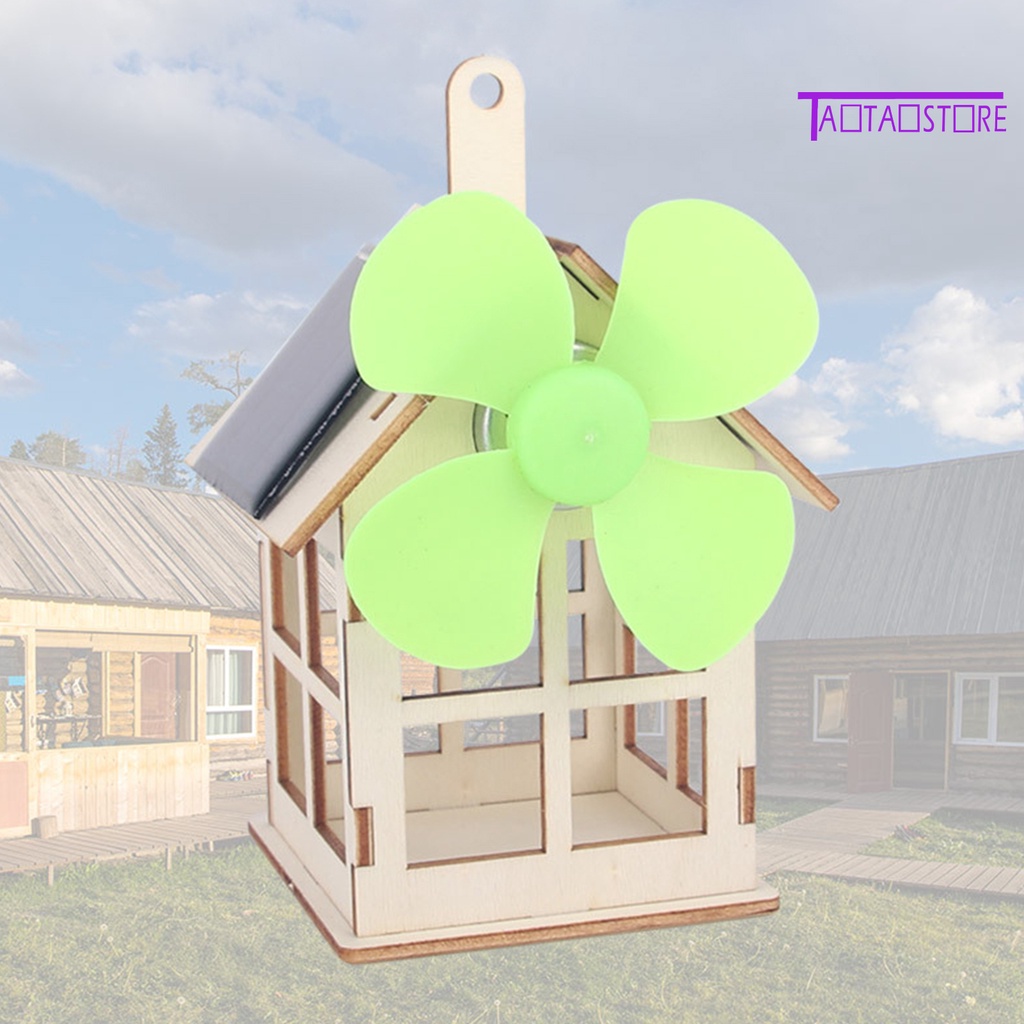 Mô Hình Ngôi Nhà Năng Lượng Mặt Trời Cho Bé Học Khoa Học