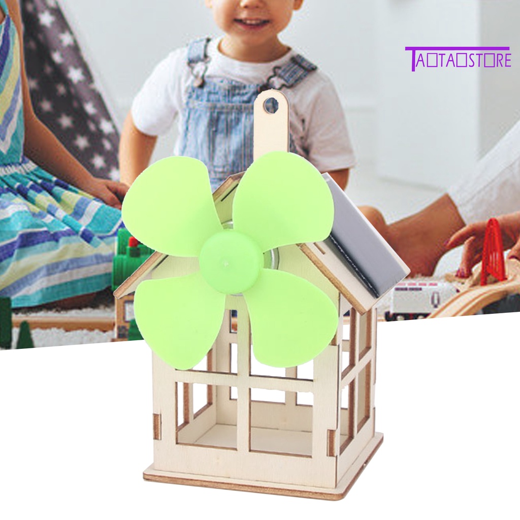 Mô Hình Ngôi Nhà Năng Lượng Mặt Trời Cho Bé Học Khoa Học