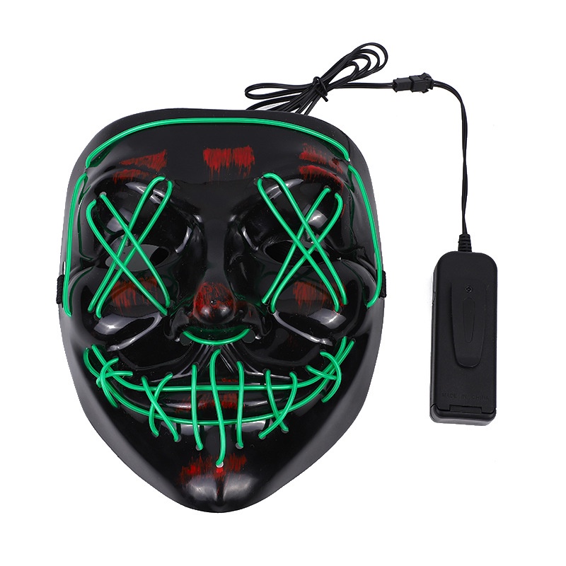 Mặt Nạ Hóa Trang halloween Hình Ma Có Đèn led Phát Sáng Độc Đáo