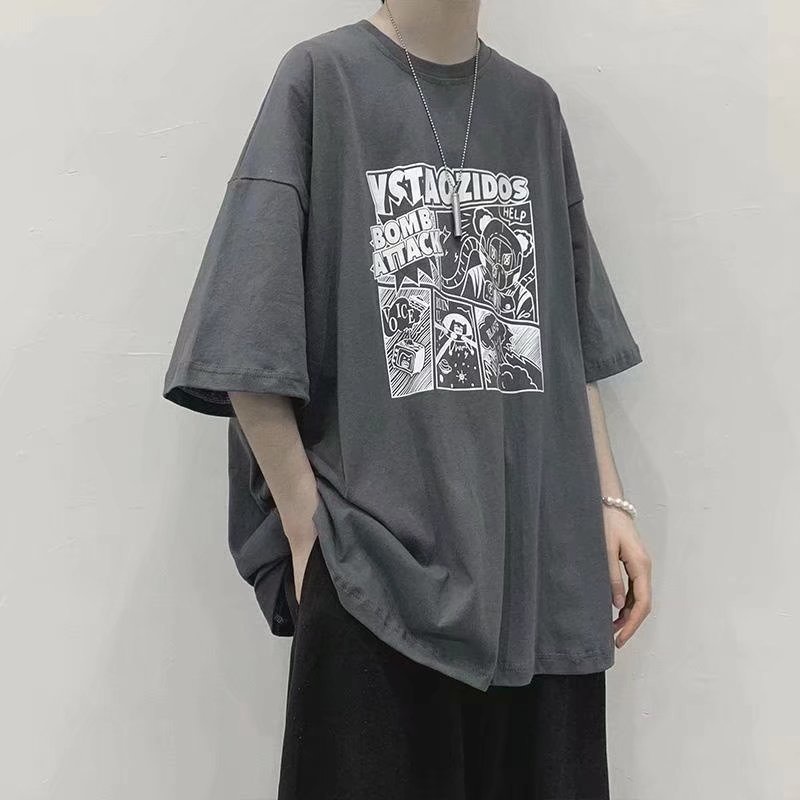 Iris-T áo phông nam Áo Thun phông áo nam thun Áo Thun Form Rộng Ngắn Tay Unisex High quality Chic Beautiful Trendy C98AEX1 36Z230909