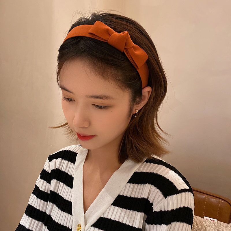 Băng Đô Nơ Vải Thời Trang Hàn Quốc Dễ Phối Đồ