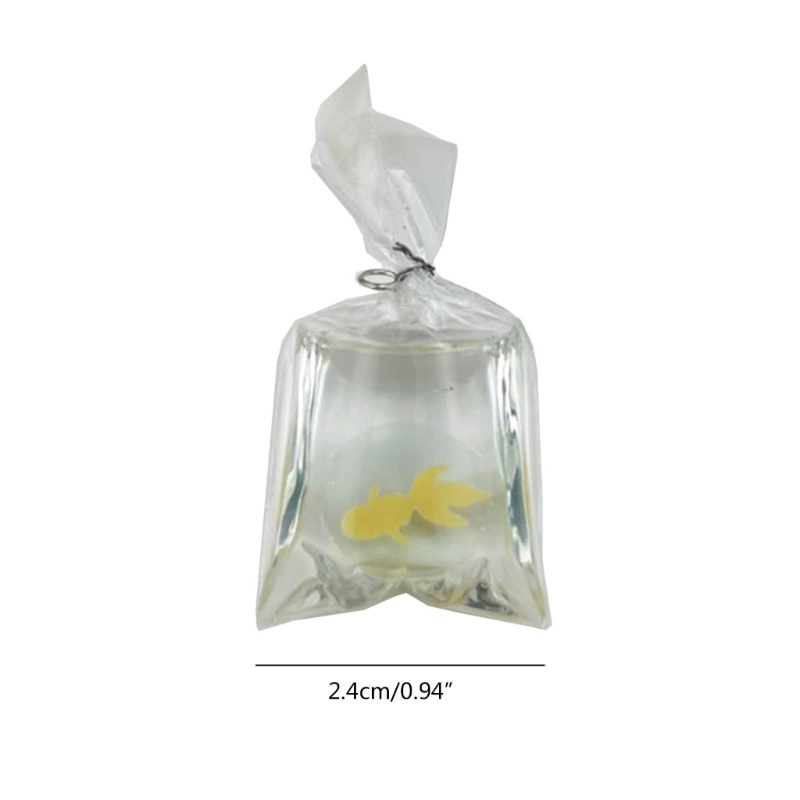 Mặt Dây Chuyền Hình Cá Vàng Bằng resin diy