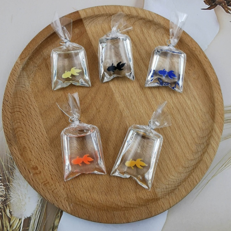 Mặt Dây Chuyền Hình Cá Vàng Bằng resin diy