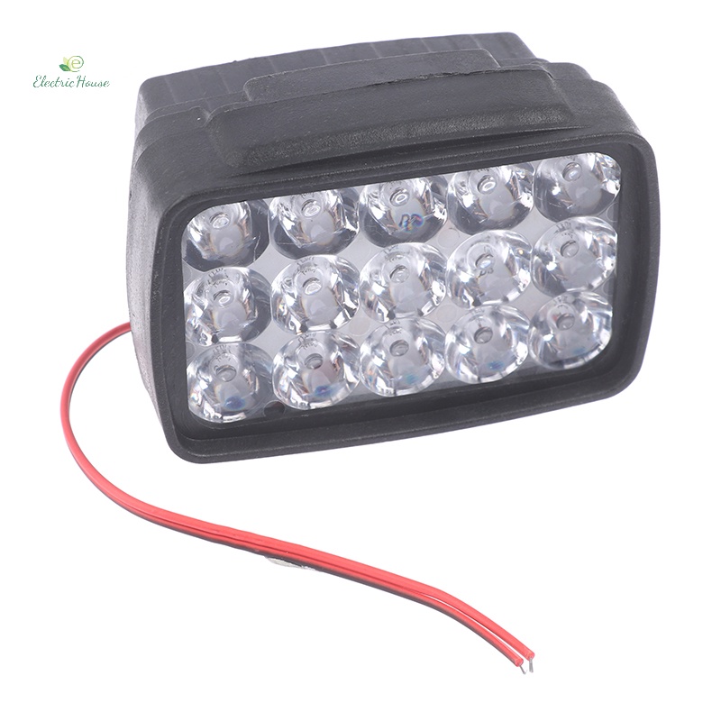 Đèn Pha led 15 Bóng 1000lm Chuyên Dụng Cho Xe Mô Tô atv
