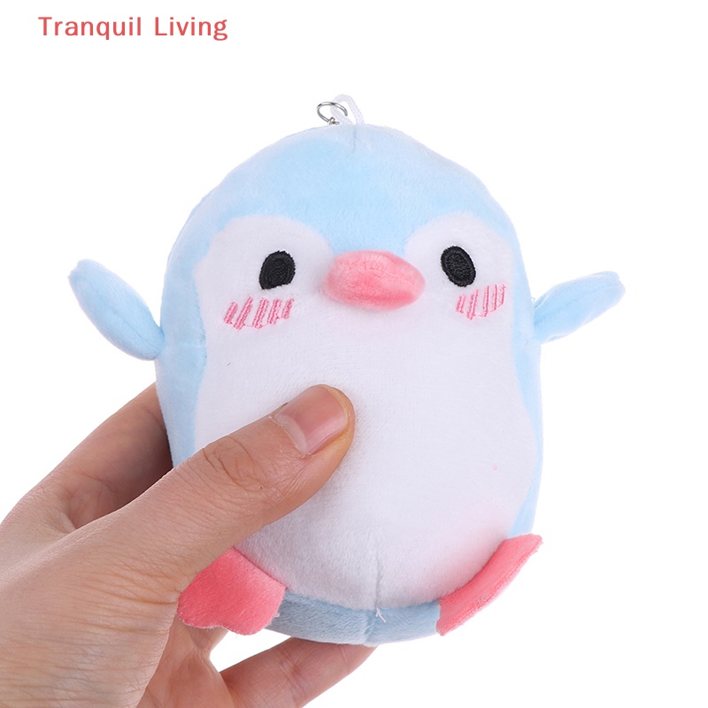 Đồ chơi nhồi bông Hình Chim Cánh Cụt 12cm Trang Trí Móc Khóa