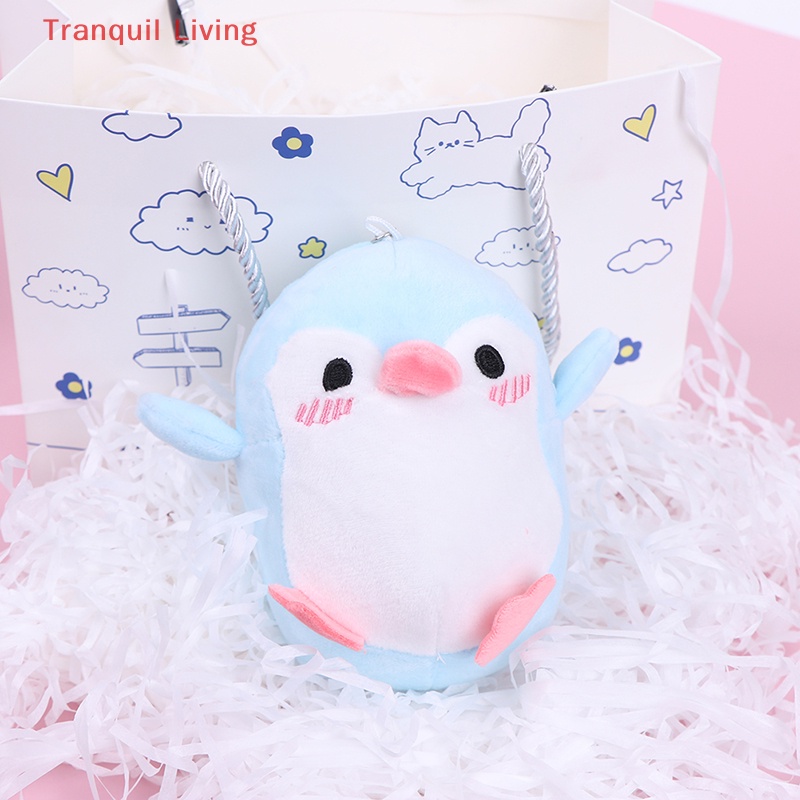 Đồ chơi nhồi bông Hình Chim Cánh Cụt 12cm Trang Trí Móc Khóa