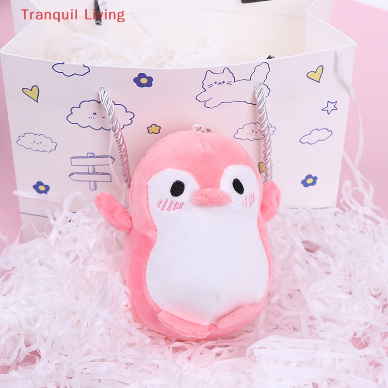 Đồ chơi nhồi bông Hình Chim Cánh Cụt 12cm Trang Trí Móc Khóa