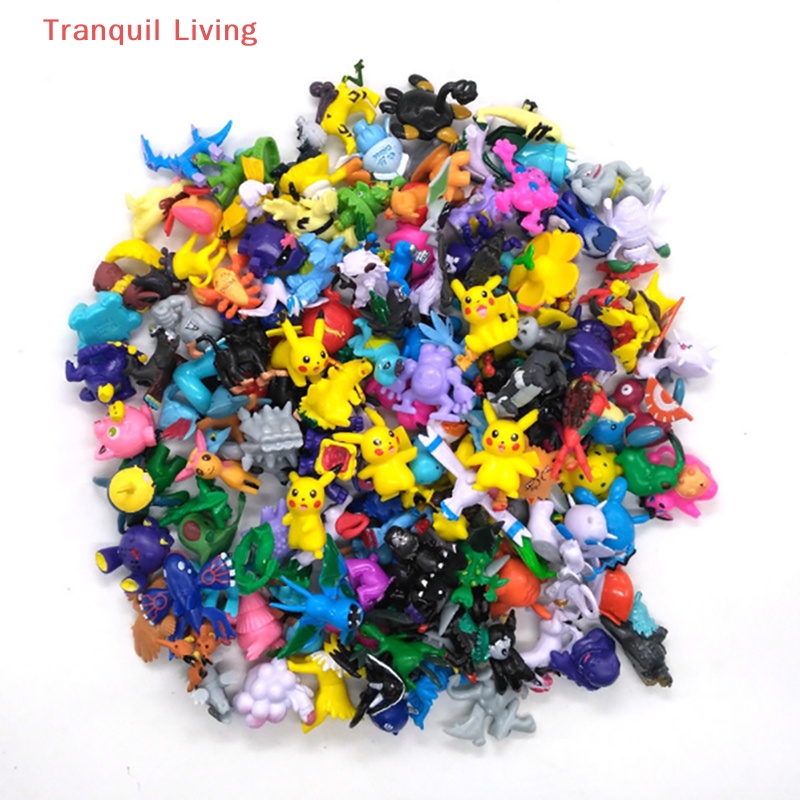 Set 24 Mô Hình Đồ Chơi Nhân Vật Hoạt Hình pokemon 2.5-3cm